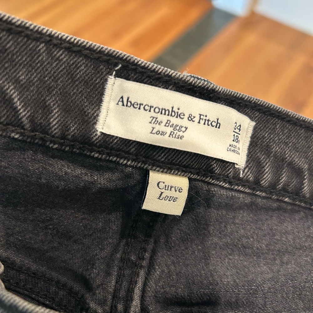 Abercrombie & Fitch Men's Black Jeans